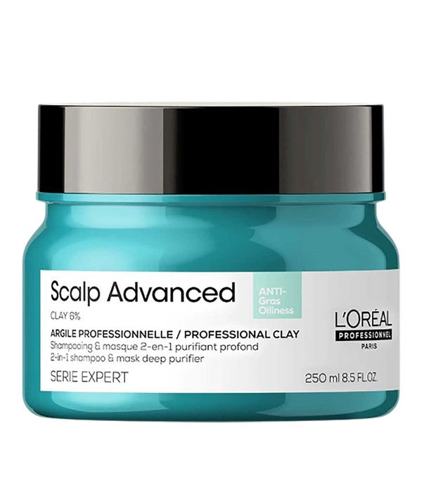 SERIE EXPERT SCALP ADVANCED ANTI GRAS OILINESS PROFESSIONAL CLAY 250 ml Shampoo Asetena Pa