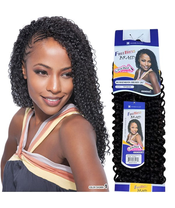 FREETRESS SYNTHETIC BOHEMIAN BRAID 20" Color 30 Hair for Braid Extensions Asetena Pa