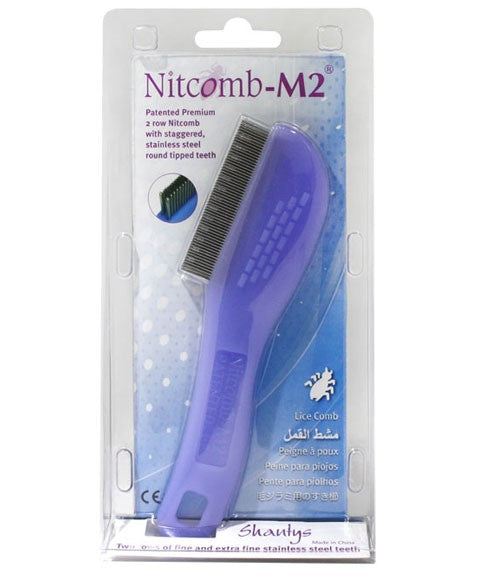 NITCOMB M2 HEADLICE COMB Color Assorted Hair Brushes and Combs Asetena Pa