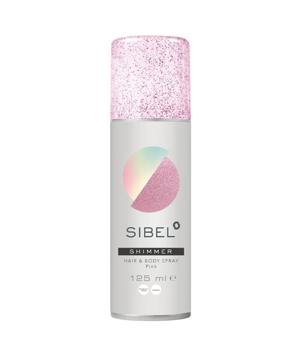 SIBEL SHIMMER HAIR AND BODY SPRAY PINK 125 ml Hair Color Asetena Pa