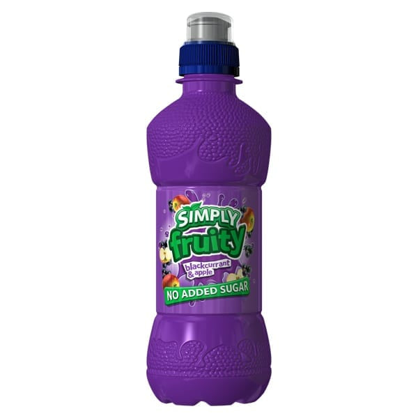 Simply Fruity Apple & Blackcurrant Juice 12x330ml