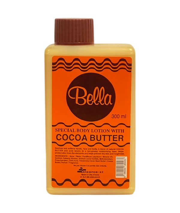 BELLA SPECIAL COCOA BUTTER BODY LOTION 300 ml Skin Moisturizing Asetena Pa
