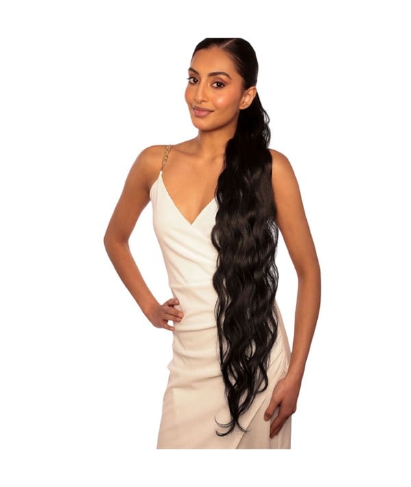 REMY CHASER SYNTHETIC NATURAL WAVE WEAVE NATURAL 30" Synthetic Weave Hair Asetena Pa