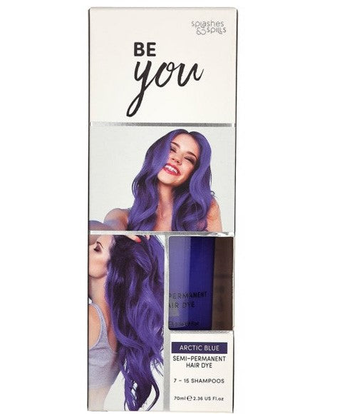 BE YOU ARCTIC BLUE SEMI PERMANENT HAIR DYE 70 ml Hair Color Asetena Pa