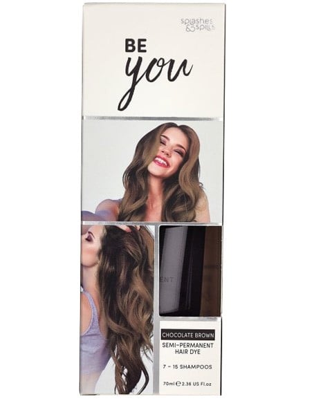 BE YOU CHOCOLATE BROWN SEMI PERMANENT HAIR DYE 70 ml Hair Color Asetena Pa