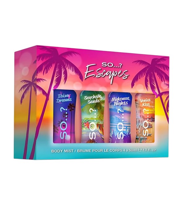 SO ESCAPES SUMMER MINI MIST SET Body Spray Asetena Pa