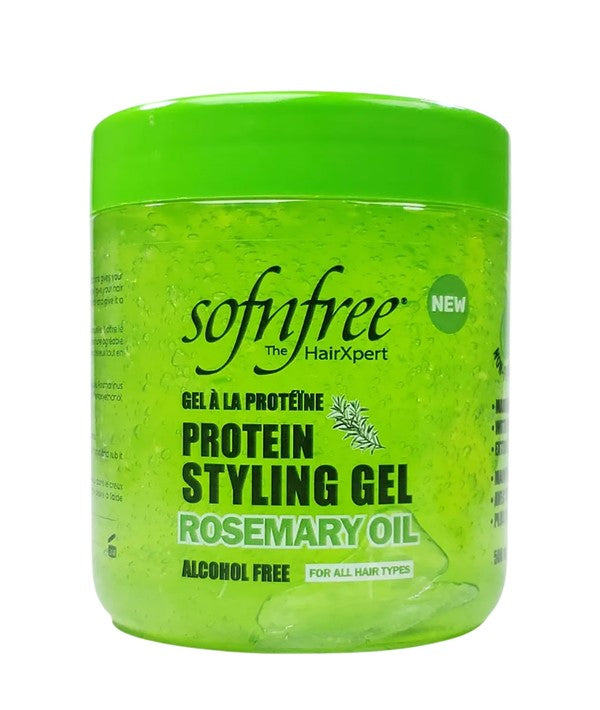 SOF N FREE HAIR XPERT ROSEMARY OIL PROTEIN STYLING GEL 500 ml Hair Styling Asetena Pa