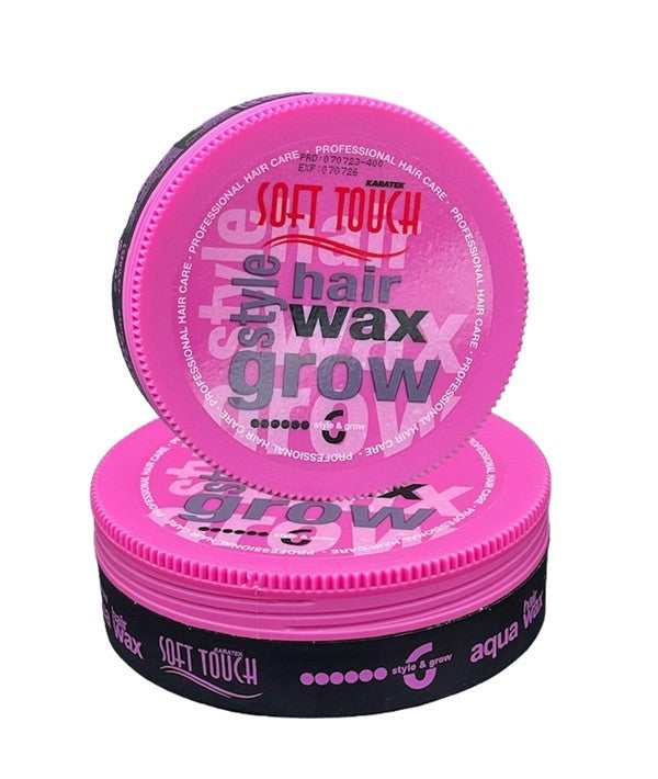 SOFT TOUCH STYLE AND GROW AQUA 6 HAIR WAX 175 ml Hair Styling Asetena Pa
