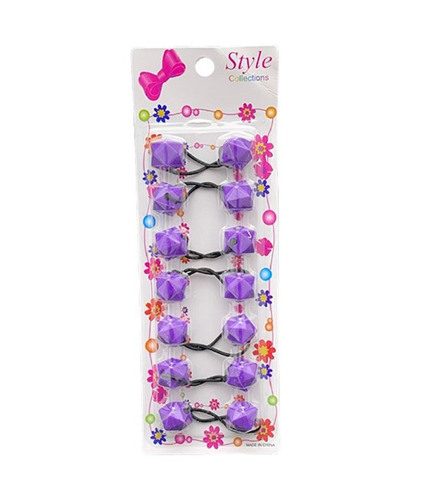 STYLE COLLECTION SQUARE CARDED BUBBLES 0003 Kids Hair Accessories Asetena Pa