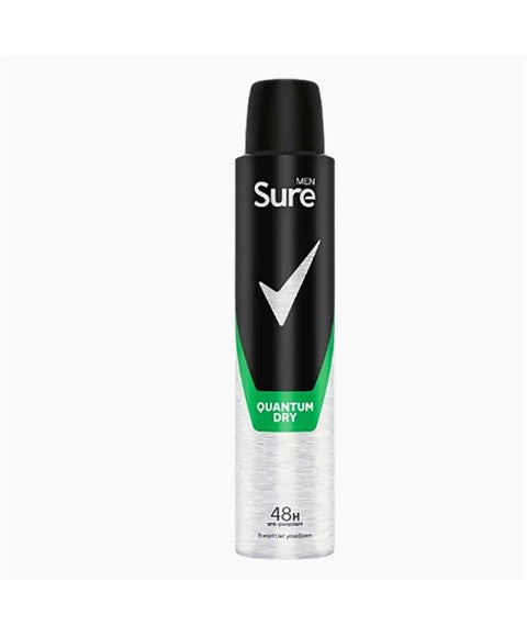 MEN QUANTUM DRY 48H ANTI PERSPIRANT SPRAY 200 ml Body Care Asetena Pa