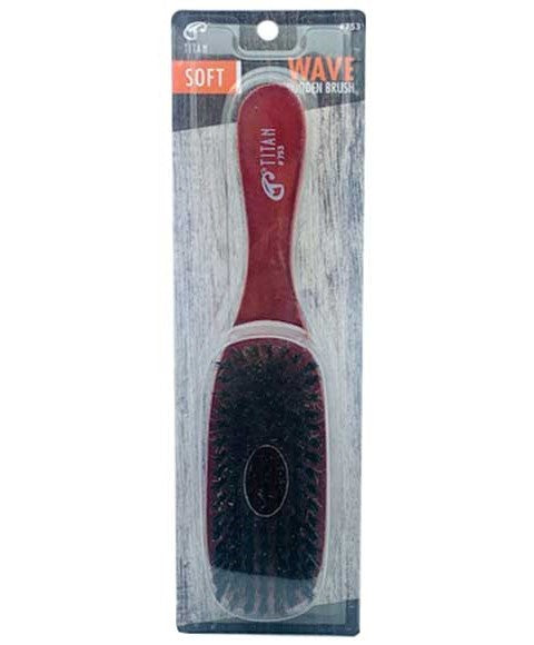 TITAN SOFT WAVE WOODEN BRUSH 753 Hair Brushes and Combs Asetena Pa