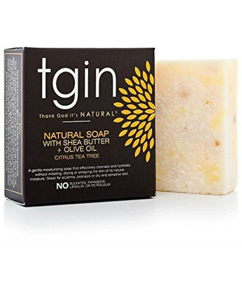 TGIN NATURAL SOAP WITH SHEA BUTTER OLIVE OIL AND CITRUS TEA TREE Body Care Asetena Pa