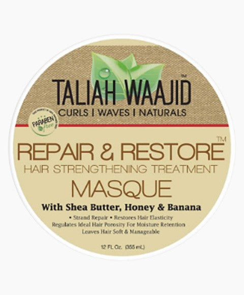 TALIAH WAAJID REPAIR AND RESTORE HAIR STRENGTHENING TREATMENT MASQUE 355 ml Treatments Asetena Pa