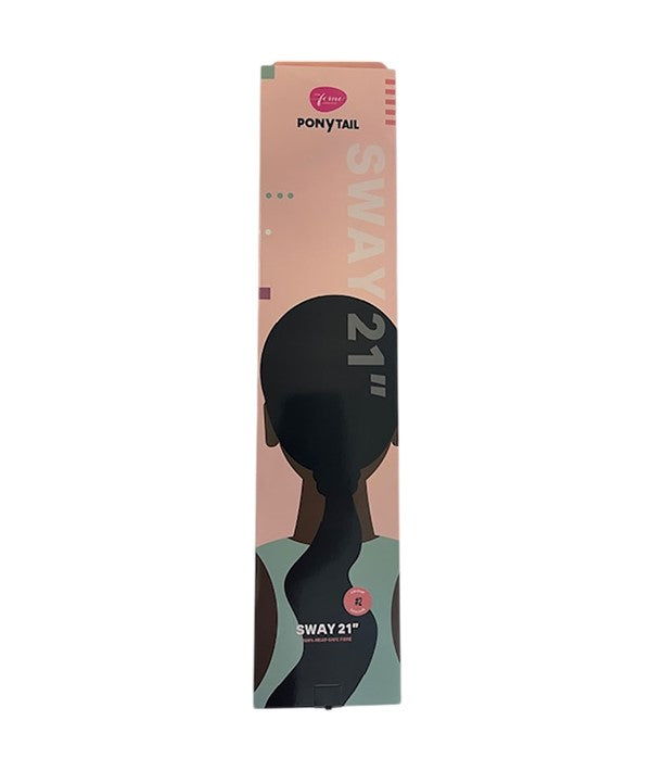 THE FEME COLLECTION SYN PONYTAIL SWAY 21 Color 1 PonyTail Asetena Pa