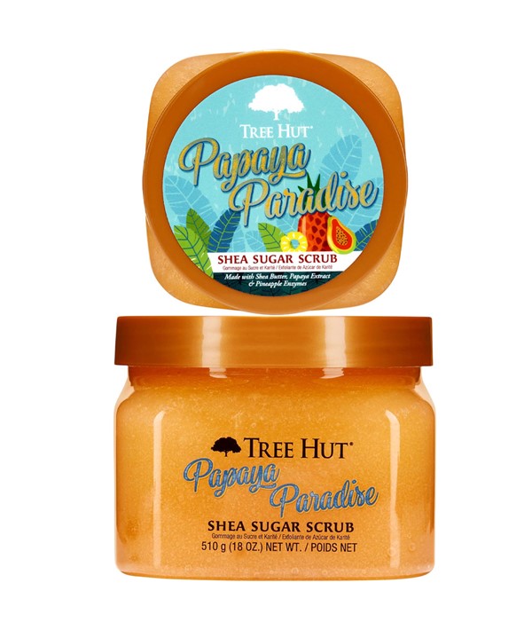 PAPAYA PARADISE SHEA SUGAR SCRUB 510 g Skin Wash Asetena Pa