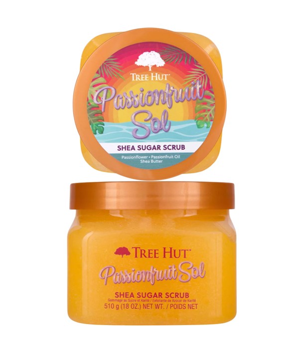 PASSIONFRUIT SOL SHEA SUGAR SCRUB 510 g Skin Wash Asetena Pa