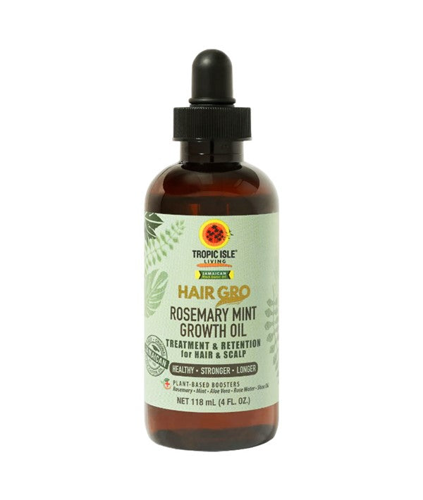TROPIC ISLE LIVING HAIR GRO ROSEMARY MINT GROWTH OIL 118 ml Sprays, Serums and Oils Asetena Pa