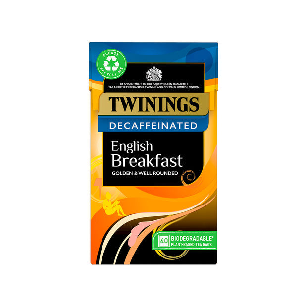 Twining English Breakfast Decaffinated Tea Bags 4x40's