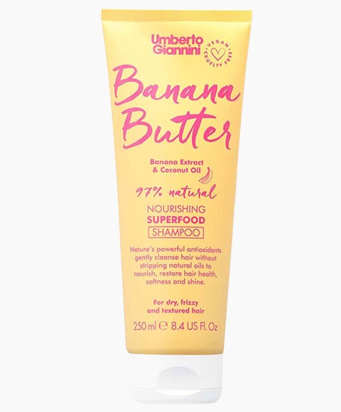 BANANA BUTTER COCONUT OIL NOURISHING SUPERFOOD SHAMPOO 250 ml Shampoo Asetena Pa