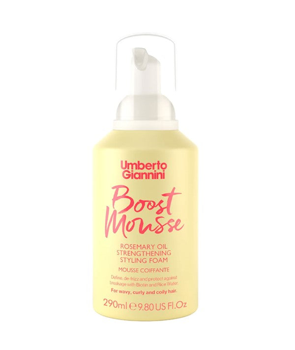 BOOST MOUSSE ROSEMARY OIL STRENGTHENING STYLING FOAM 290 ml Hair Styling Asetena Pa