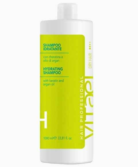 HYDRATING SHAMPOO WITH KERATIN AND ARGAN OIL 1000 ml Shampoo Asetena Pa