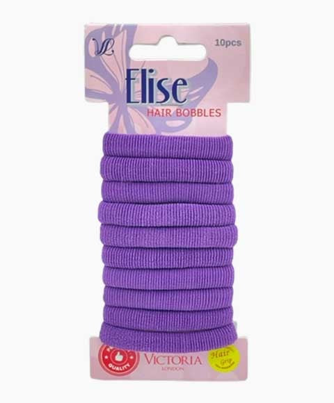 ELISE HAIR BOBBLES 31A4 10 pcs Color Purple Kids Hair Accessories Asetena Pa