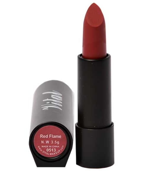 MATTE LIPSTICK RED FLAME 3.5 g Lips Asetena Pa