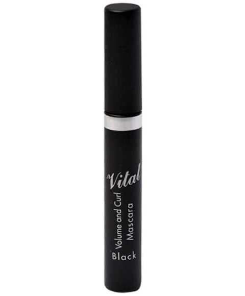 VOLUME AND CURL MASCARA BLACK 10 ml Eye Makeup Asetena Pa