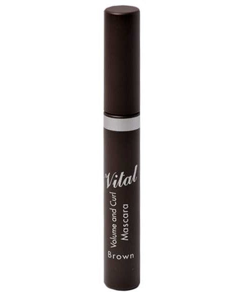 VOLUME AND CURL MASCARA BROWN 10 ml Eye Makeup Asetena Pa