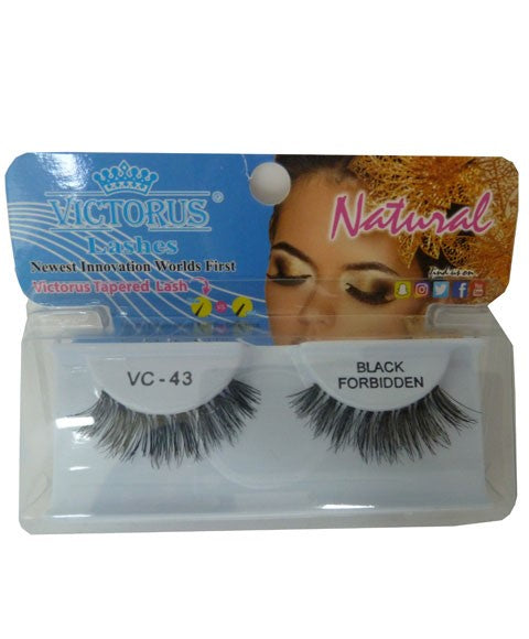VICTORUS NATURAL FORBIDDEN EYE LASHES VC 43 Eye Makeup Asetena Pa