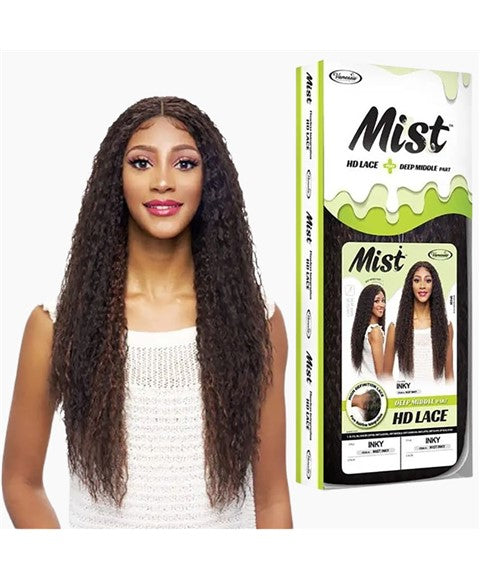 MIST SYNTHETIC INKY DEEP MIDDLE PART HD LACE WIG Color 613 Synthetic Hair Wigs Asetena Pa