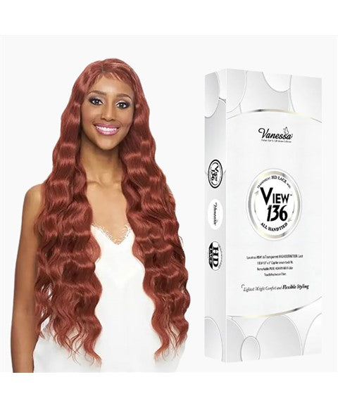 VIEW 360 KATY PREMIUM SYNTHETIC HD LACE PART WIG Color OMT/RGOLD Synthetic Hair Wigs Asetena Pa