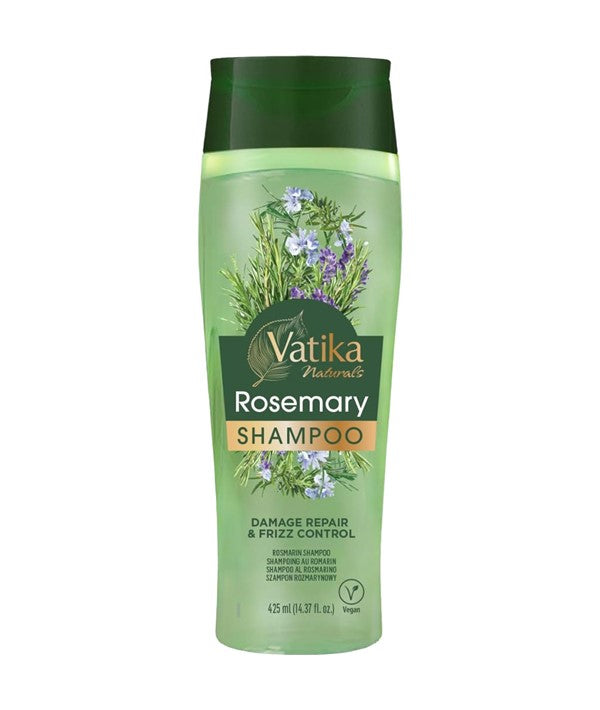 VATIKA NATURALS DAMAGE REPAIR AND FRIZZ CONTROL ROSEMARY SHAMPOO 425ml Shampoo Asetena Pa