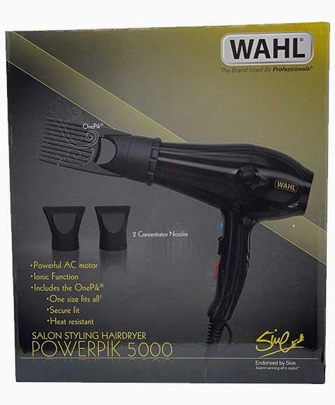 POWERPIK 5000 SALON STYLING HAIRDRYER Color Black Hair Dryers Asetena Pa