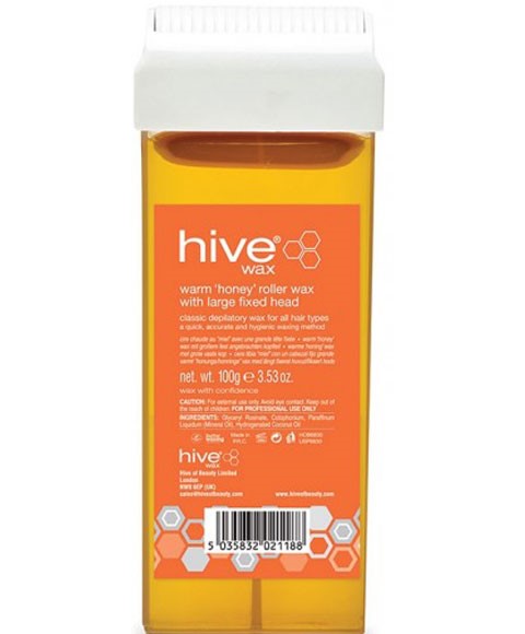 WARM HONEY ROLLER WAX WITH LARGE FIXED HEAD 100 g Hair Removing Asetena Pa