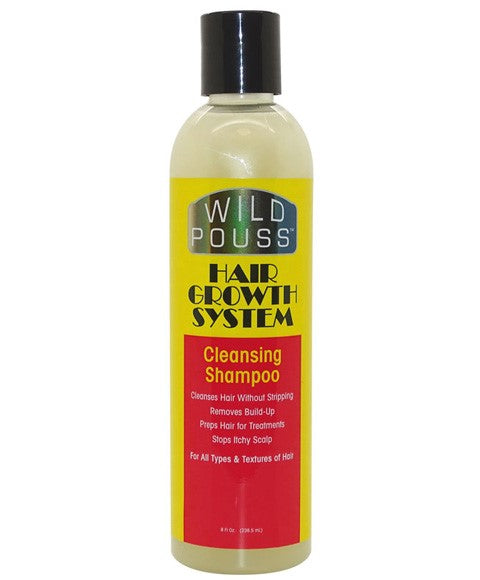 WILD POUSS HAIR GROWTH SYSTEM CLEANSING SHAMPOO 236.5 ml Shampoo Asetena Pa