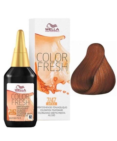 COLOR FRESH SEMI PERMANENT COLOR 75 ml Color 7/3 Hair Color Asetena Pa