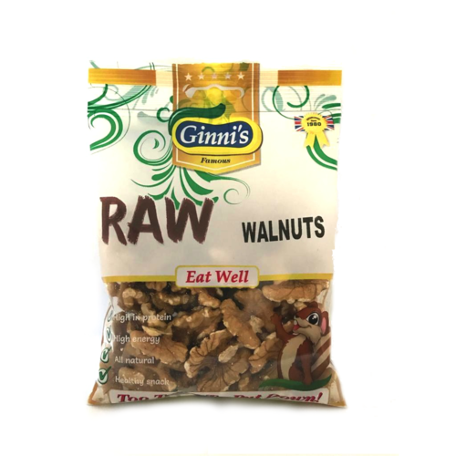 Ginni Raw Walnuts Bag 10x110g