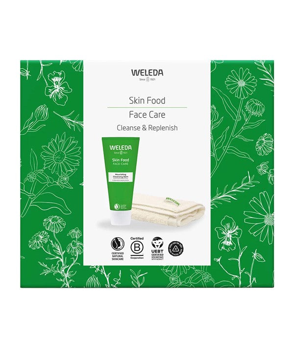 WELEDA SKIN FOOD FACE CARE CLEANSE AND REPLENISH GIFT SET Skin Care Bundles Asetena Pa