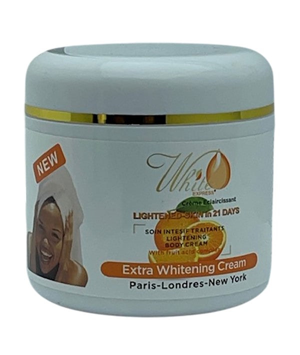 WHITE EXPRESS BODY CREAM WITH FRUIT ACID COMPLEX 500 ml Even Skin Tone Asetena Pa