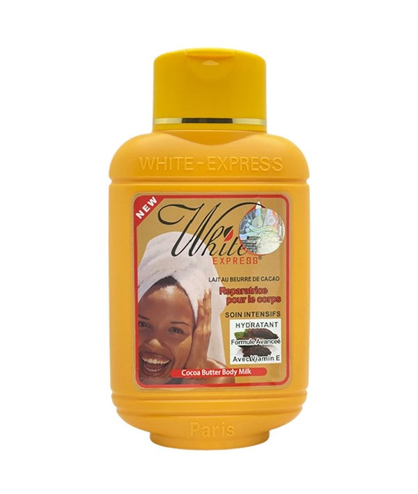 WHITE EXPRESS COCO BUTTER BODY MILK 500 ml Even Skin Tone Asetena Pa