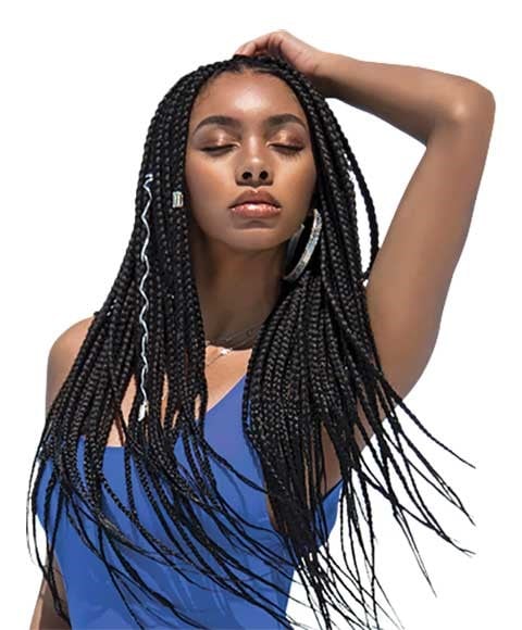 X PRESSION SYN 2X PRE STRETCHED RUWA BRAID 30 Color 613 Hair for Braid Extensions Asetena Pa