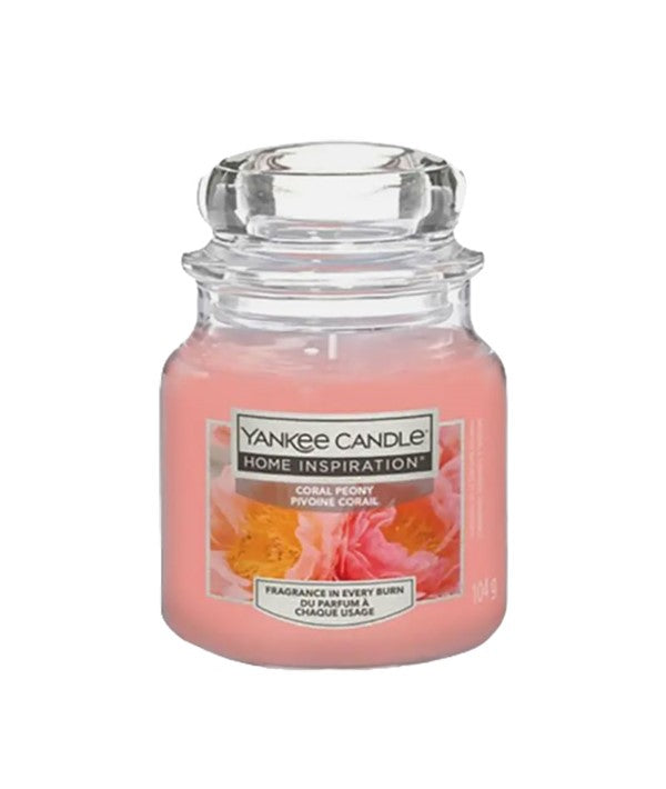 YANKEE CANDLE HOME INSPIRATION CORAL PEONY 104 g Candles Asetena Pa