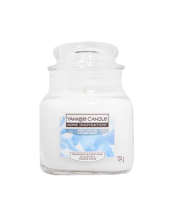 YANKEE CANDLE HOME INSPIRATION SOFT COTTON 104 g Candles Asetena Pa