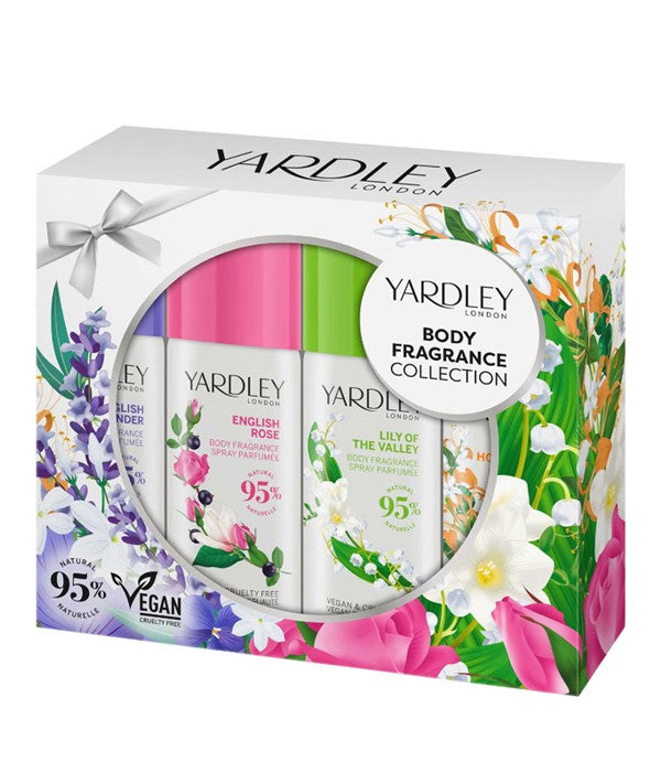 CLASSIC FLORAL BODY FRAGRANCE COLLECTION GIFT SET Perfume Bundles Asetena Pa
