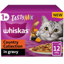 Whiskas +cat Pouch Tasty Mix Country Collectgrav 4x85g