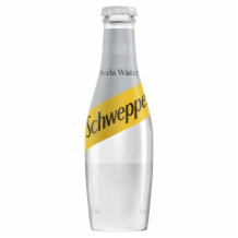 Schweppes Soda Water Glass 24x200ml