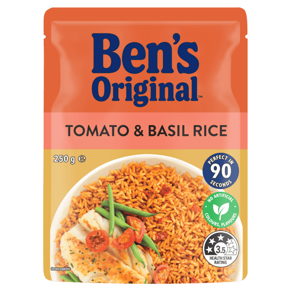Bens Original Tom&basil Rice Rth 6x220g