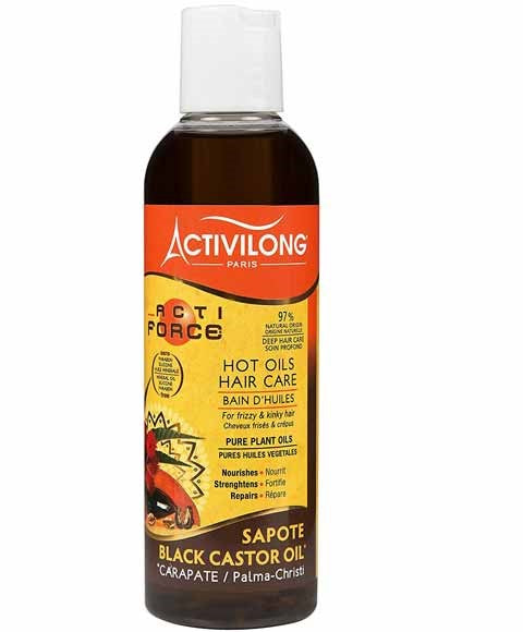 ACTI FORCE BLACK CASTOR OIL HOT OILS 200 ml Sprays, Serums and Oils Asetena Pa