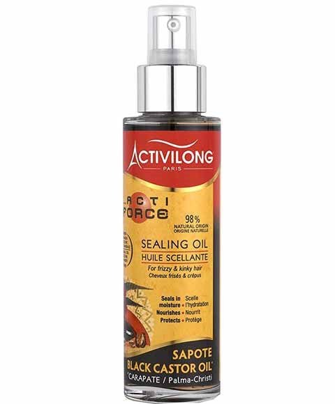 ACTI FORCE BLACK CASTOR OIL SEALING OIL 100 ml Sprays, Serums and Oils Asetena Pa